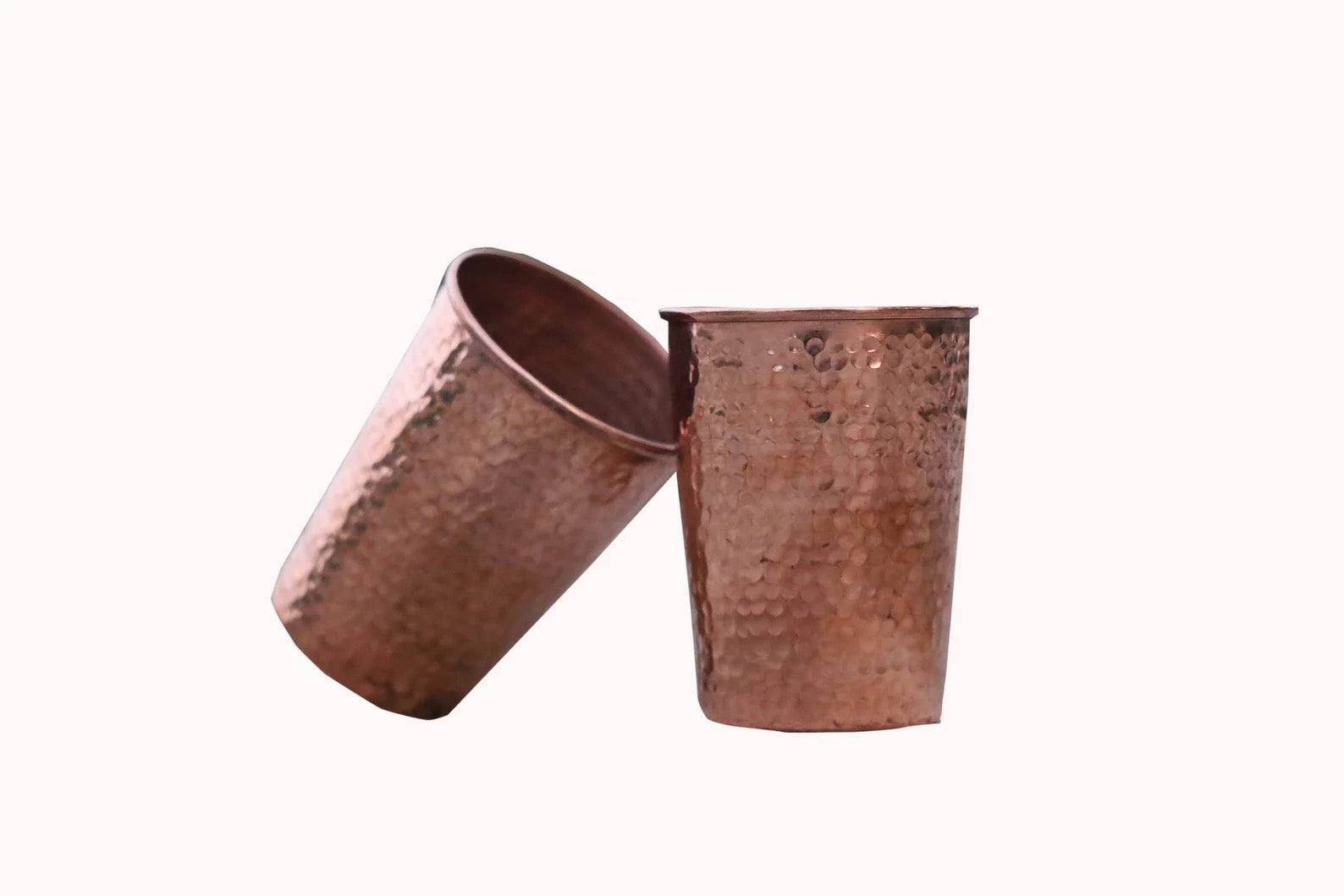 Handmade Copper Tumbler Cup Glass 250 ML Copper Drink Glassess Mug Anniversary Gift